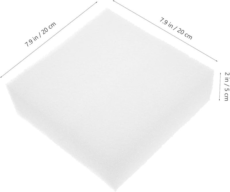 ألواح رغوية بيضاء 20x20x5 سم 2 قطعة حشوات تعبئة متعددة الاستخدامات للحماية والتوسيد - Image 2